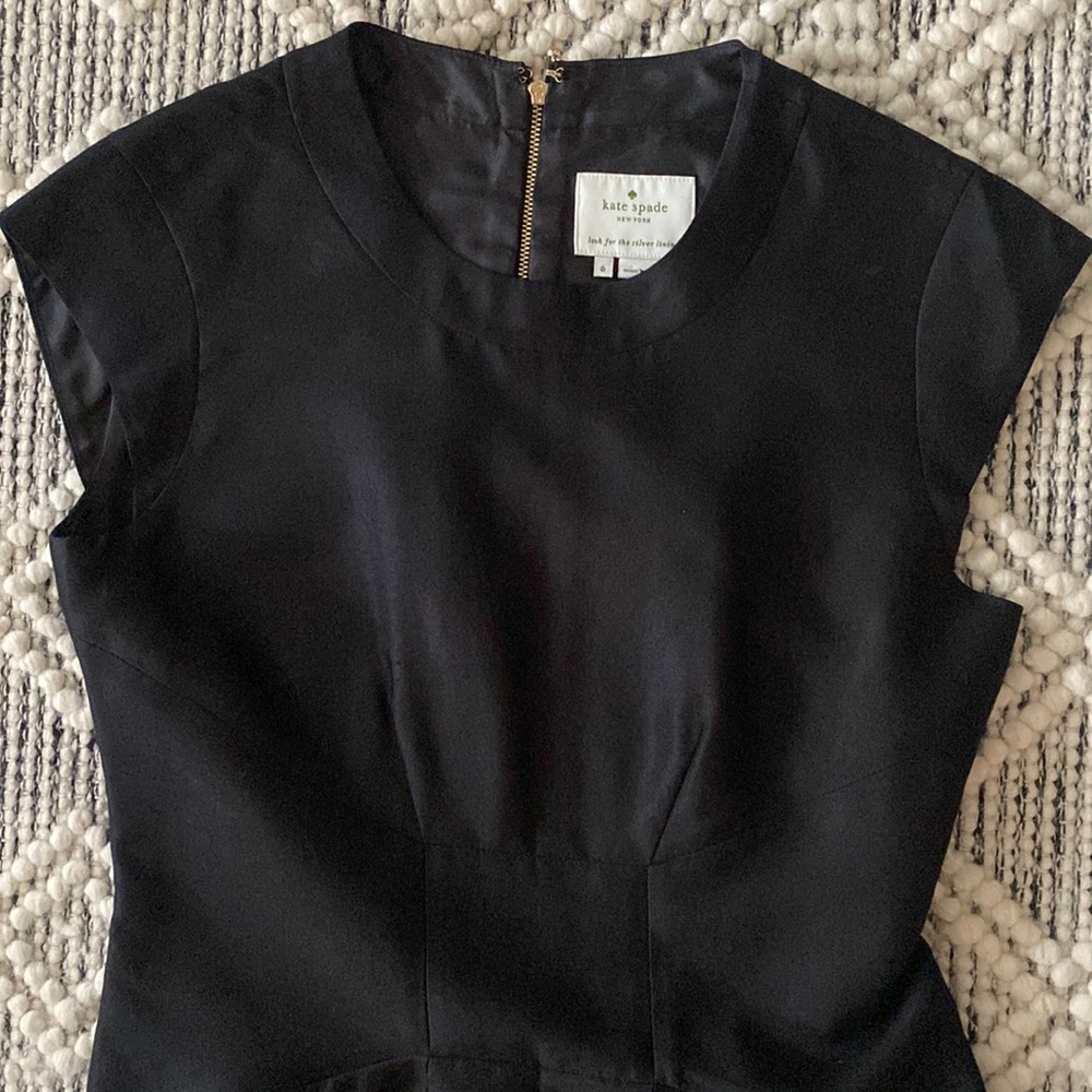 Kate Spade classic black dress size 6